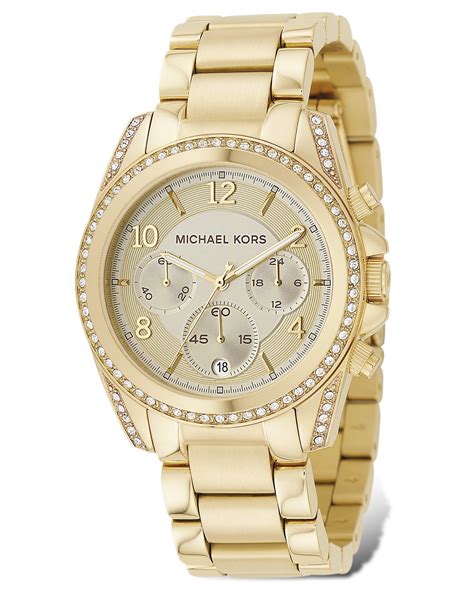 michael kors flat gold watch|Michael Kors gold watches men.